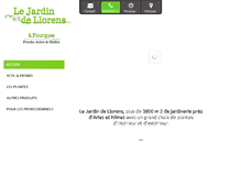 Tablet Screenshot of jardindellorens.com